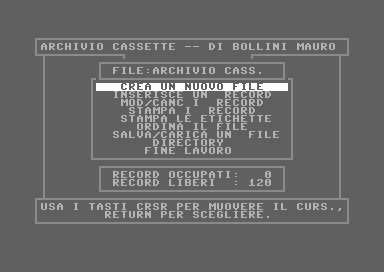 Archivio Cassette