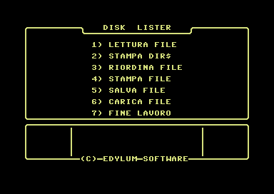 Disk Lister